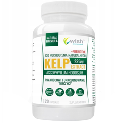 WISH Kelp Extract 325mcg + Prebiotyk 120 kaps