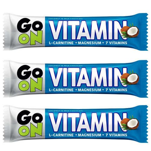 3 X SANTE Baton Energetyczny GO ON Vitamin 50 g