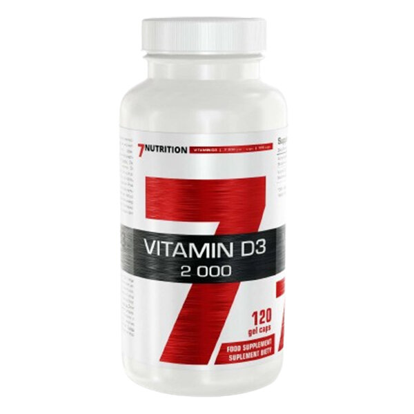 7NUTRITION Vitamin D3 2000 120 kaps