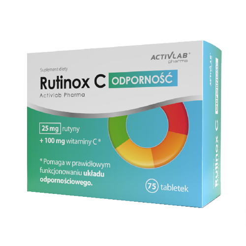 ACTIVLAB Rutinox C Odpornośc Activlab Pharma - kartonik (5 bl po 15 tab)
