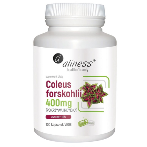 ALINESS Coleus Forskohlii - Pokrzywa Indyjska 400 mg 100 kaps