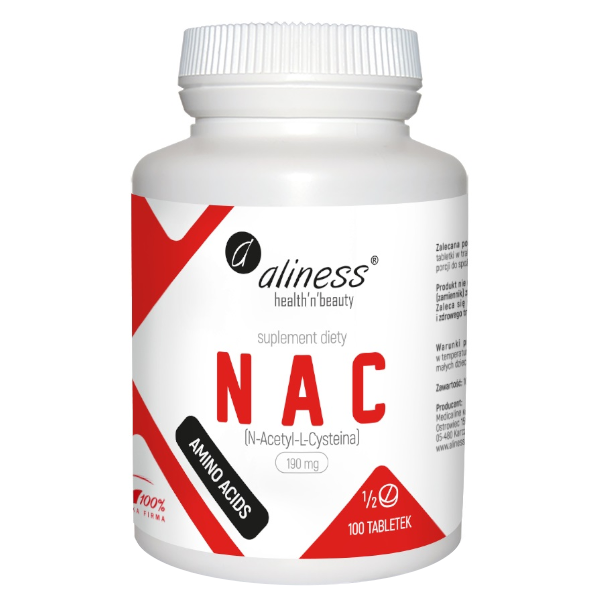 ALINESS NAC N-Acetyl-L-Cysteine 500mg 100 Vege kaps