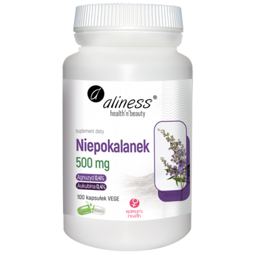 ALINESS Niepokalanek Vitex - Ekstrakt 500 mg 100 kaps
