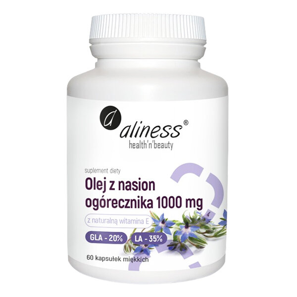 ALINESS Olej z Nasion Ogórecznika 1000 mg 60 kaps