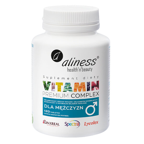 ALINESS Premium Vitamin Complex dla Mężczyzn 120 tabl
