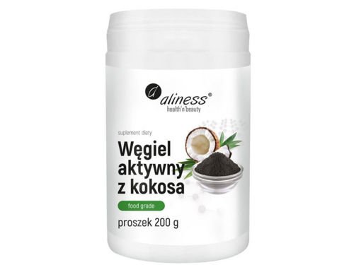 ALINESS Węgiel Aktywny z Kokosa 200 g