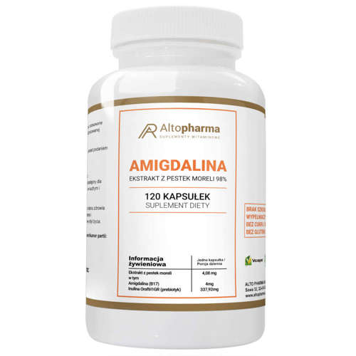 ALTO PHARMA B17 Amigdalina 4mg + Prebiotyk 120 kaps