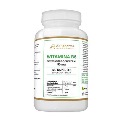 ALTO PHARMA Witamina B6 50 mg 120 kaps