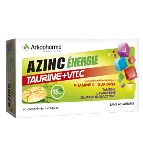 ARKOPHARMA Azinc Energy Taurine + Vit C 30 tabs