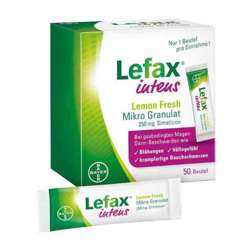 BAYER Lefax Inteus 250 mg 50 sasz