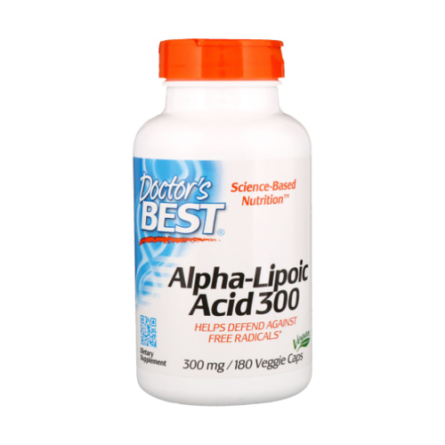 DOCTOR'S BEST Alpha Lipoic Acid 300 180 kaps
