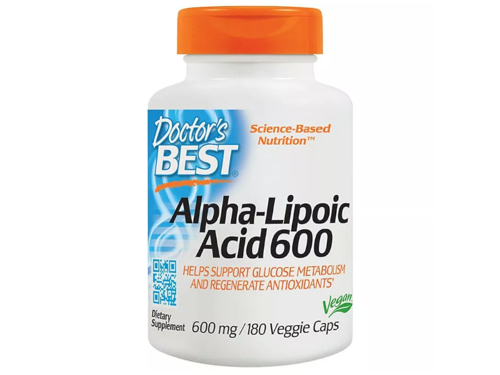 DOCTOR'S BEST Alpha-Lipoic Acid 600 mg 180 kaps
