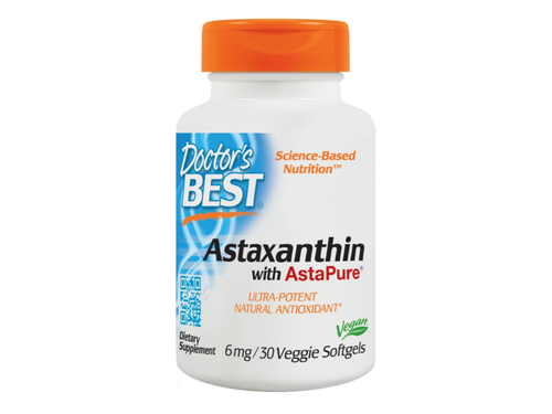 DOCTOR'S BEST Astaksantyna 6 mg AstaPure 30 kaps (odporność)