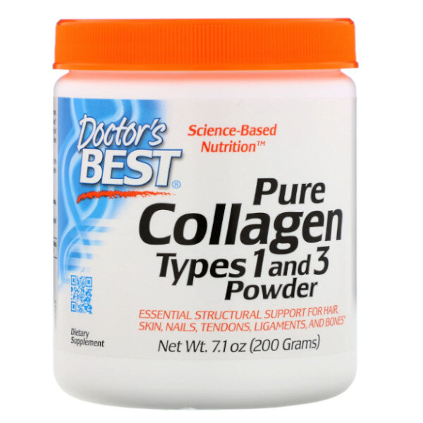 DOCTOR'S BEST Collagen Types 1 & 3 Powder 200 g