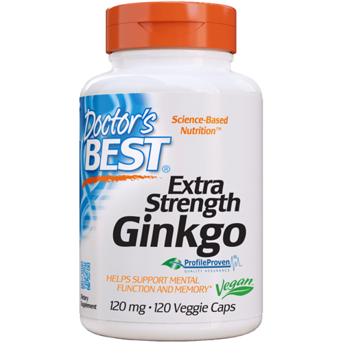 DOCTOR'S BEST Extra Strength Ginkgo 120 vkaps