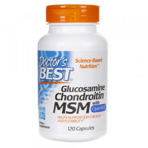 DOCTOR'S BEST Glucosamine Chodroitin MSM 120 kaps