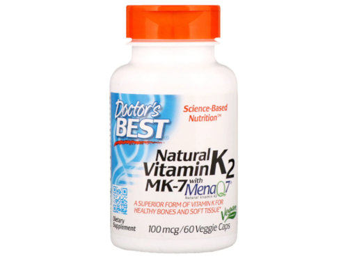 DOCTOR'S BEST Natural Vitamin K2 MK-7 with MenaQ7 100 mcg 60 kaps