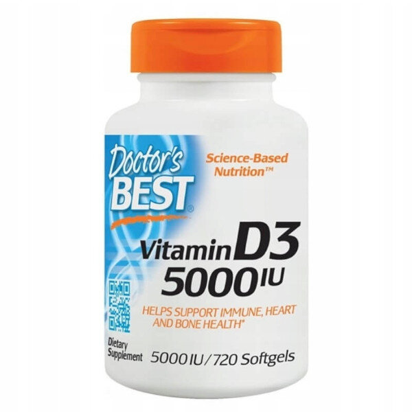 DOCTOR'S BEST Vitamin D3 5000 IU 720 kaps