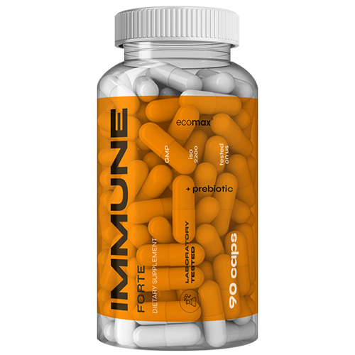 ECOMAX Immune Forte + Prebiotic 90 kaps