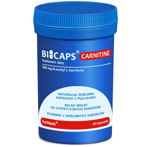 FORMEDS BICAPS CARNITINE N-acetyl L-karnityna 550mg 60 kaps