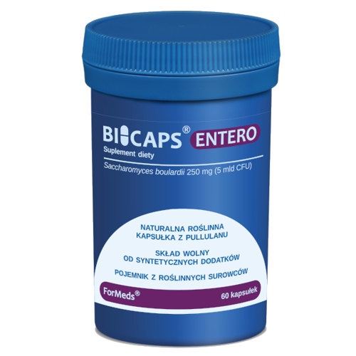 FORMEDS BICAPS ENTERO Saccharomyces boulardii 250mg 5mld CFU 60 kaps
