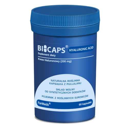 FORMEDS BICAPS HYALURONIC ACID Kwas hialuronowy 200mg 60 kaps