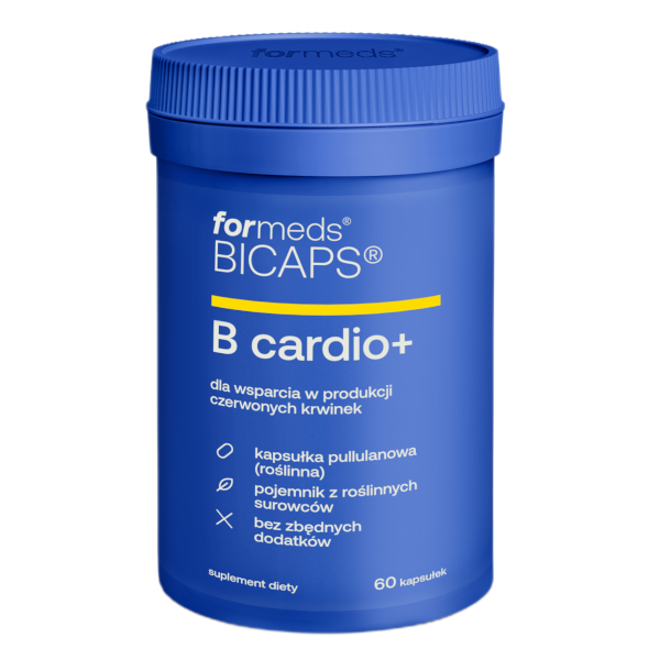FORMEDS Bicaps B Cardio + Witamina B6 60 kaps