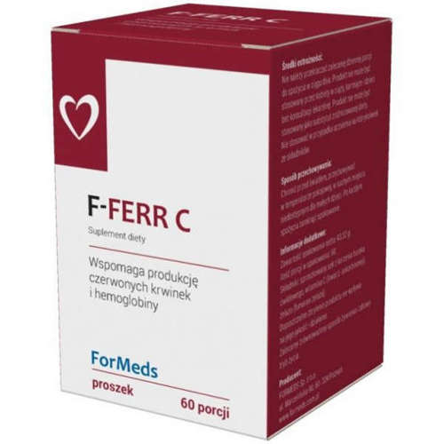 FORMEDS F-FERR C Żelazo + Witamina C 43,3g/60 porcji