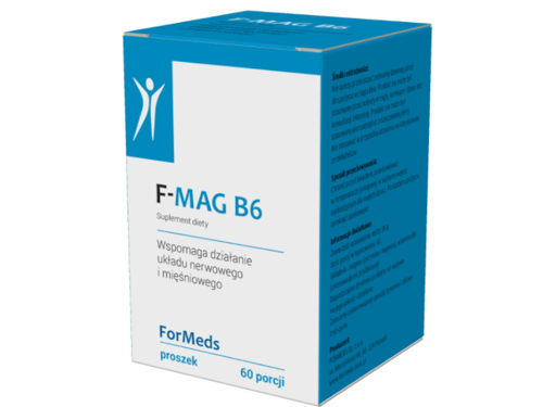 FORMEDS F-MAG B6 Cytrynian Magnezu 850mg 51g/60 porcji