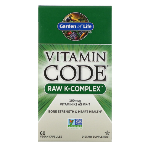 GARDEN OF LIFE  Vitamin Code Raw K-complex 60 kaps