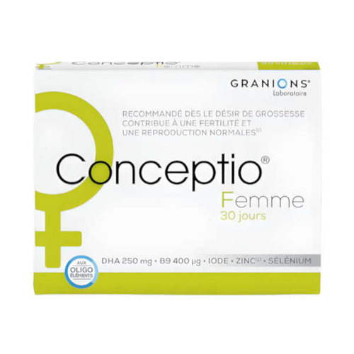 GRANIONS Conceptio Femme 30 kaps (witaminy, minerały, omega 3)