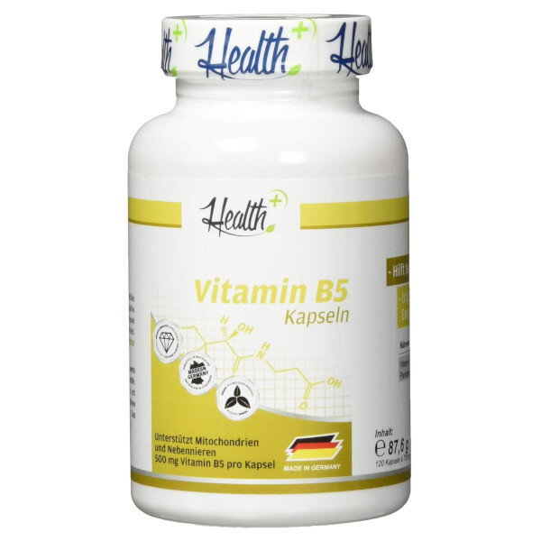 HEALTH+ Vitamin B5 120 kaps