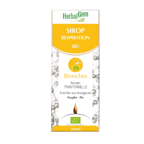 HERBALGEM Sirop Respiration Bio 250 ml