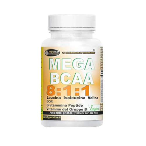 HYPER Mega BCAA 8:1:1 1350 mg 200 tabl