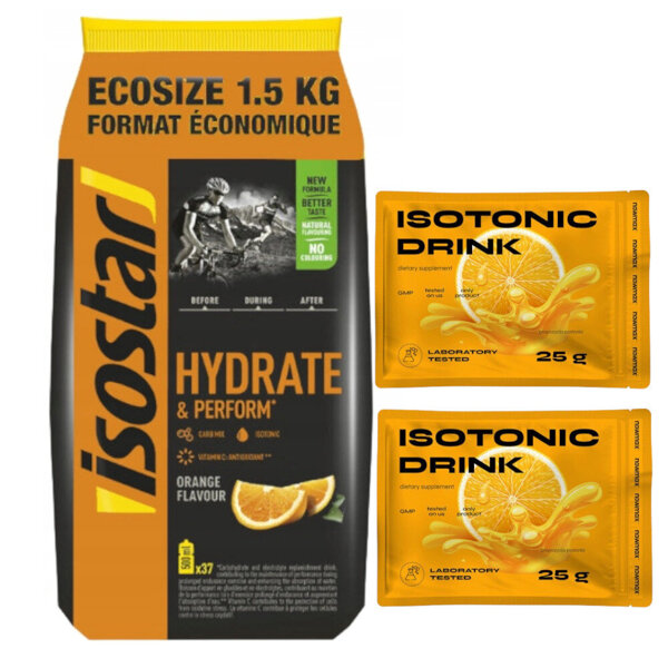 ISOSTAR Koncentrat 1500 g + 2x nowmax® Isotonic Drink 25 g