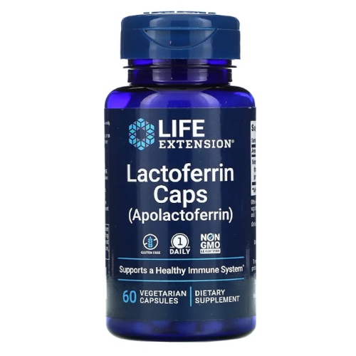 LIFE EXTENSION Lactoferrin Apolactoferrin Caps 60 kaps