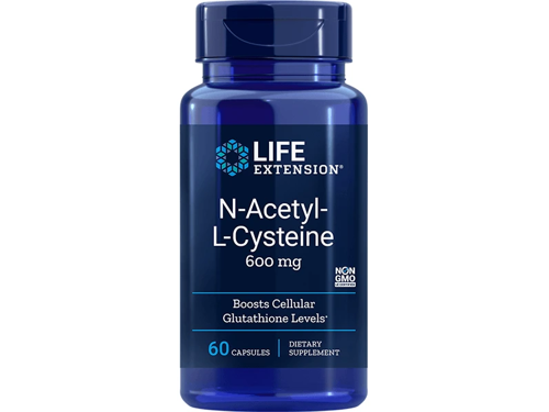 LIFE EXTENSION NAC N-Acetyl-L-Cysteine 600mg 60 kaps