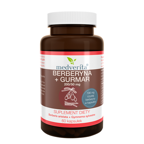 MEDVERITA Berberyna + Gurmar 200/50 mg 60 kaps