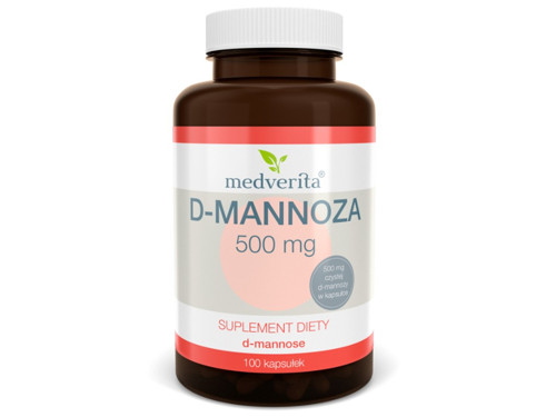 MEDVERITA D-mannoza 500 mg 100 kaps
