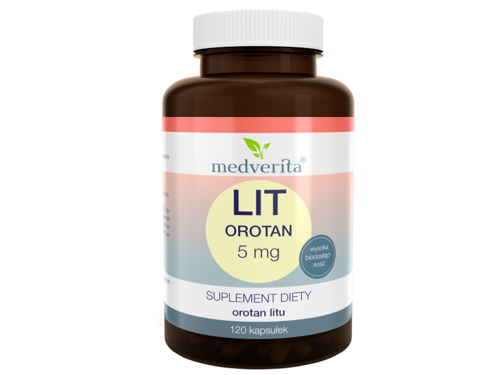 MEDVERITA LIT Orotan 5 mg 120 kaps