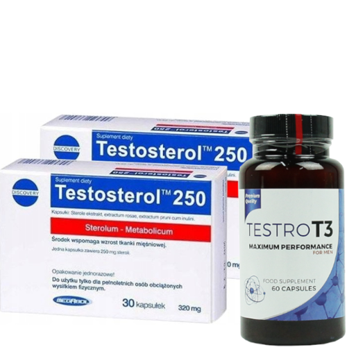 MEGABOL Testosterol 250 60 kaps + outletw|TESTRO T3 60 kaps