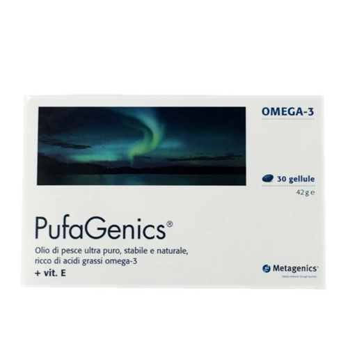 METAGENICS Pufa Genics 30 kapsułek (omega-3 oraz EPA i DHA)