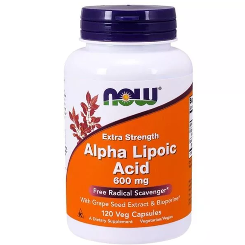 NOW FOODS Alpha Lipoic Acid 600 mg 120 kaps