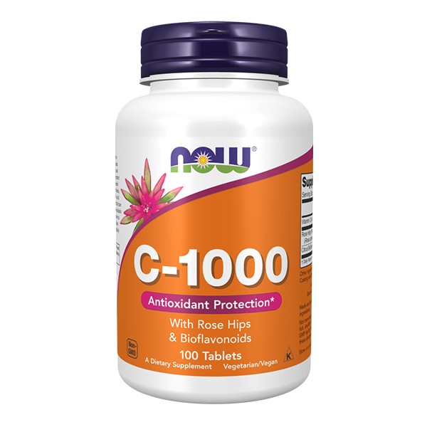 NOW FOODS C-1000 With Rose Hips & Bioflavonoids 100 tabl