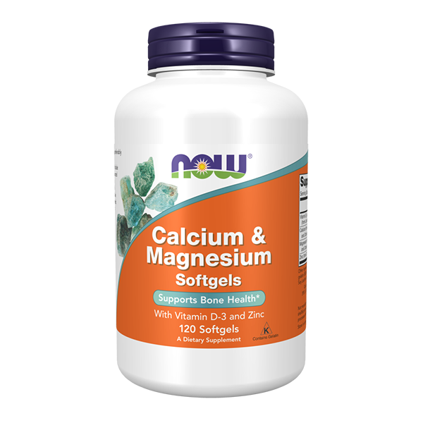 NOW FOODS Calcium - Magnesium with D3 Zinc 120 kaps