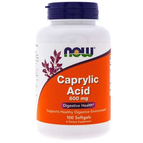 NOW FOODS Caprylic Acid 600 mg 100 kaps