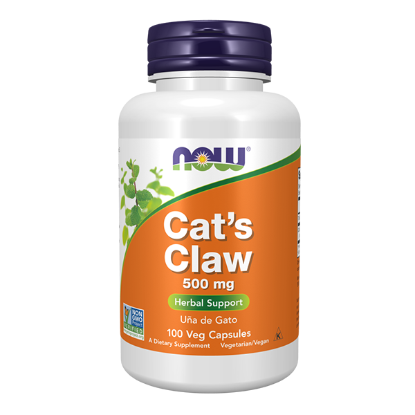 NOW FOODS Cat's Claw - Koci Pazur 500mg 100 vkaps	