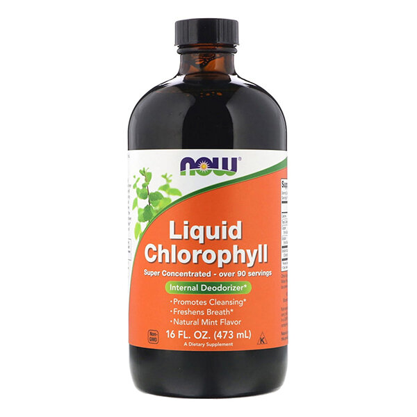 NOW FOODS Chlorophyll - Chlorofil w płynie 473 ml