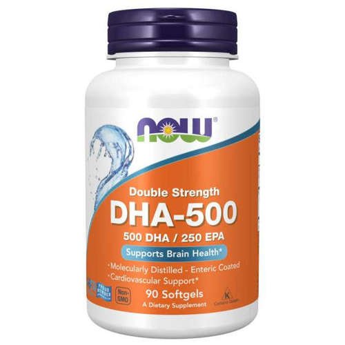 NOW FOODS DHA - 500 DHA 250 EPA 90 kaps