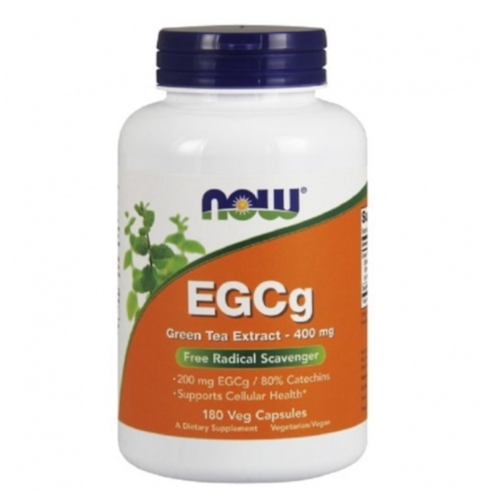 NOW FOODS EGCg Green Tea Extract - Zielona Herbata ekstrakt 400 mg 180 kaps